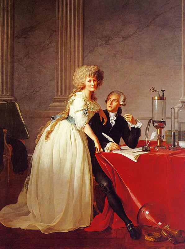 Jacques-Louis David Portrait of Monsieur Lavoisier and His Wife china oil painting image